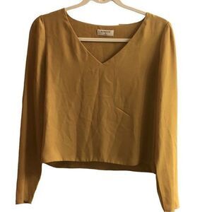 Aritzia Babaton Murphey‎ Long Sleeve Blouse Size Small